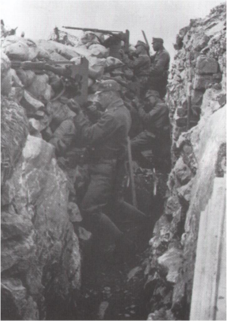 Österreichischer Schützengraben am Isonzo Foto: Wikimedia.org / Gemeinfrei 