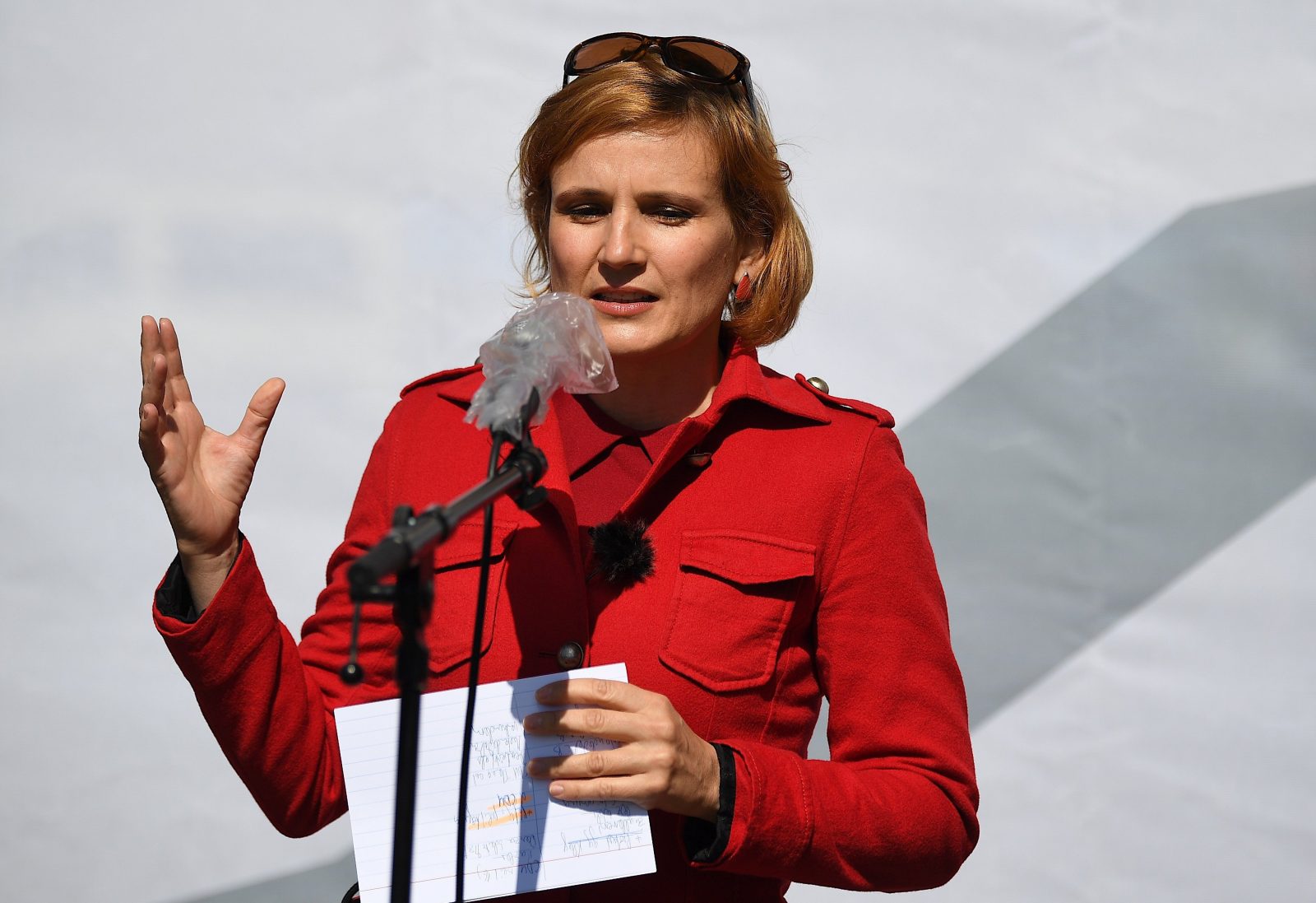 Die Vorsitzende der Linkspartei, Katja Kipping, fordert die vier-Tage-Woche Foto: picture alliance/Britta Pedersen/dpa-Zentralbild/dpa
