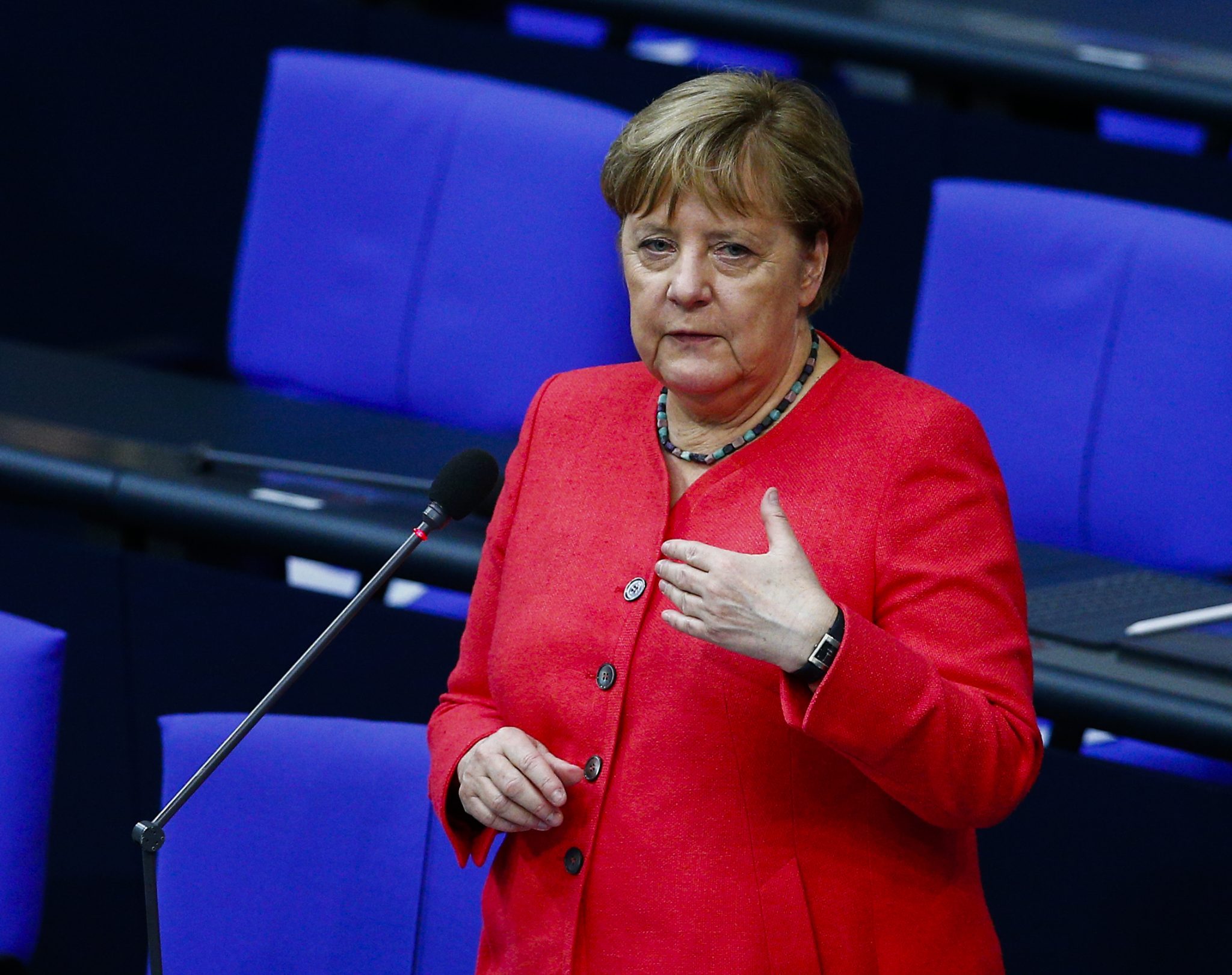 Bundeskanzlerin Angela Merkel (CDU) beantwortet die Fragen der AfD-Fraktion Foto: picture alliance / AA