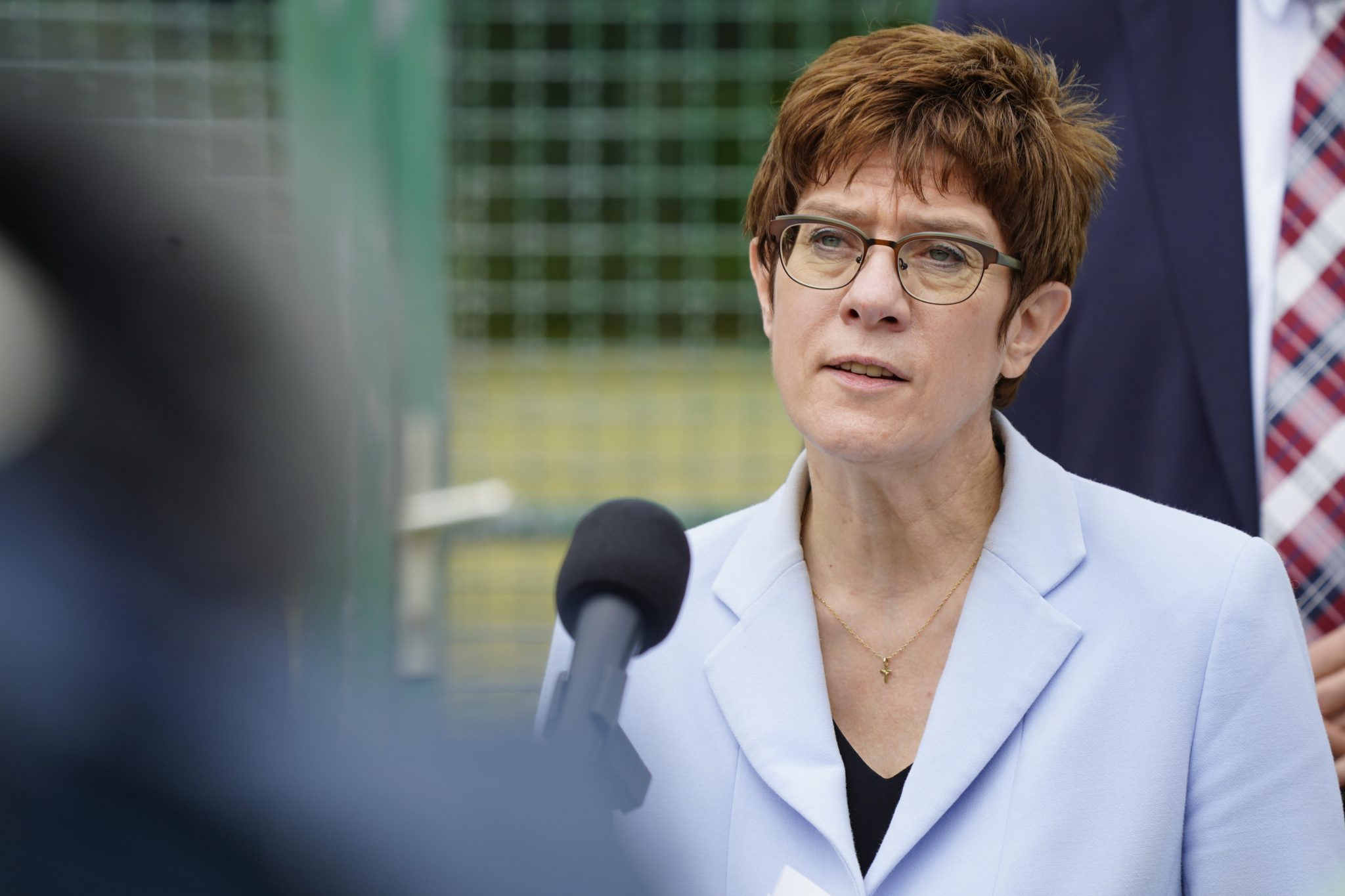 Die CDU-Vorsitzende Annegret Kramp-Karrenbauer plädiert für eine bundesweite Maskenpflicht am Arbeitsplatz Foto: picture alliance