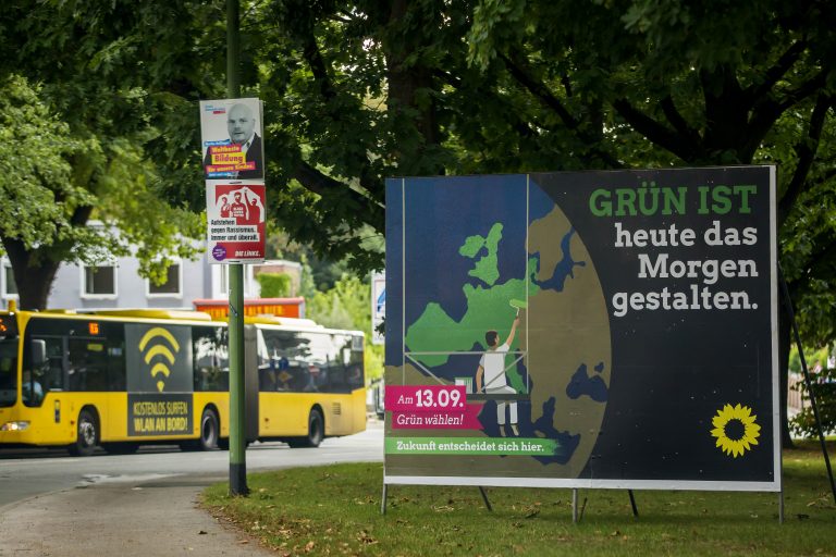 Grünen-Kandidat: Wahlplakate in Nordrhein-Westfalen