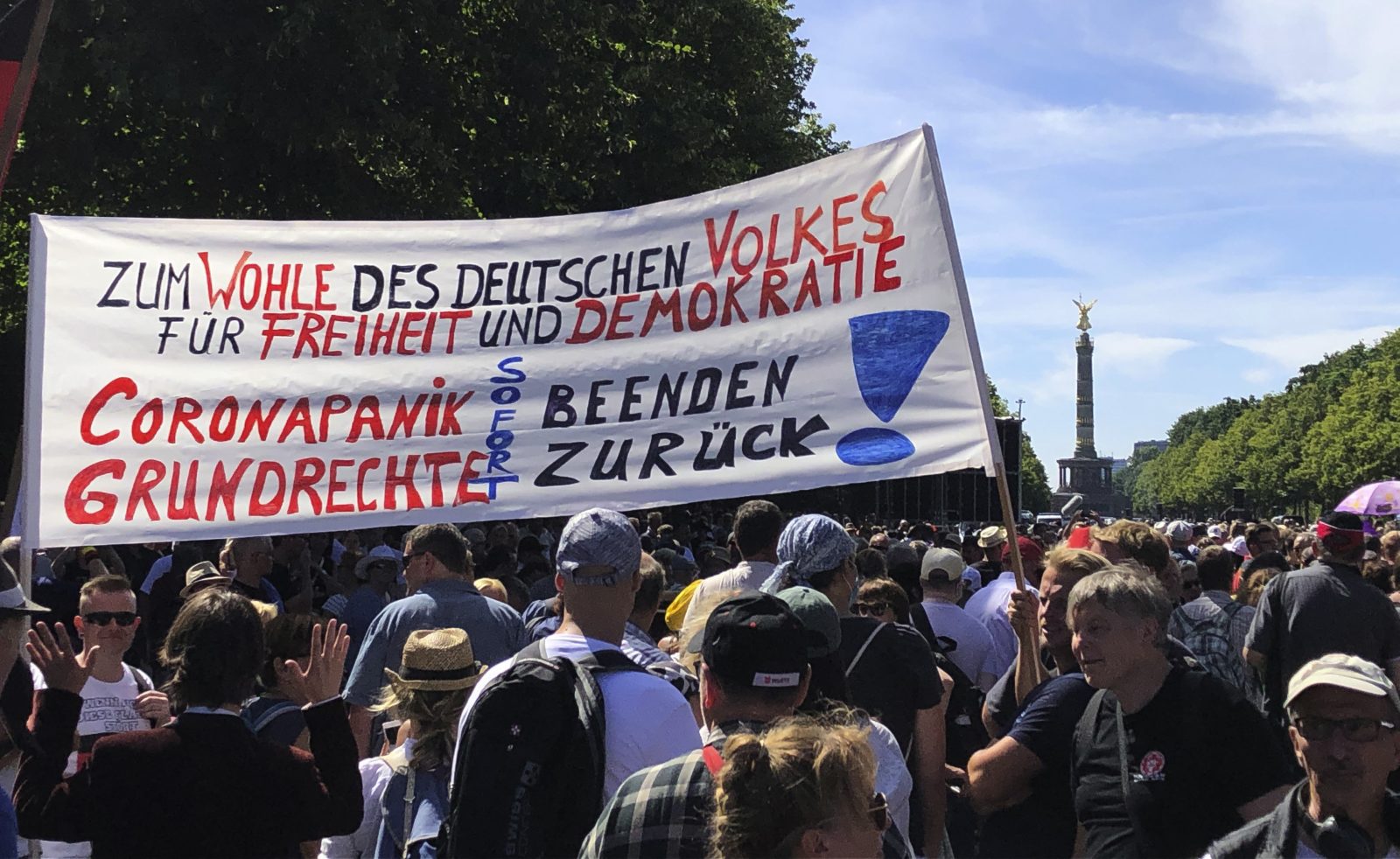 Ich Bin Hier Um Die Grundrechte Zu Verteidigen