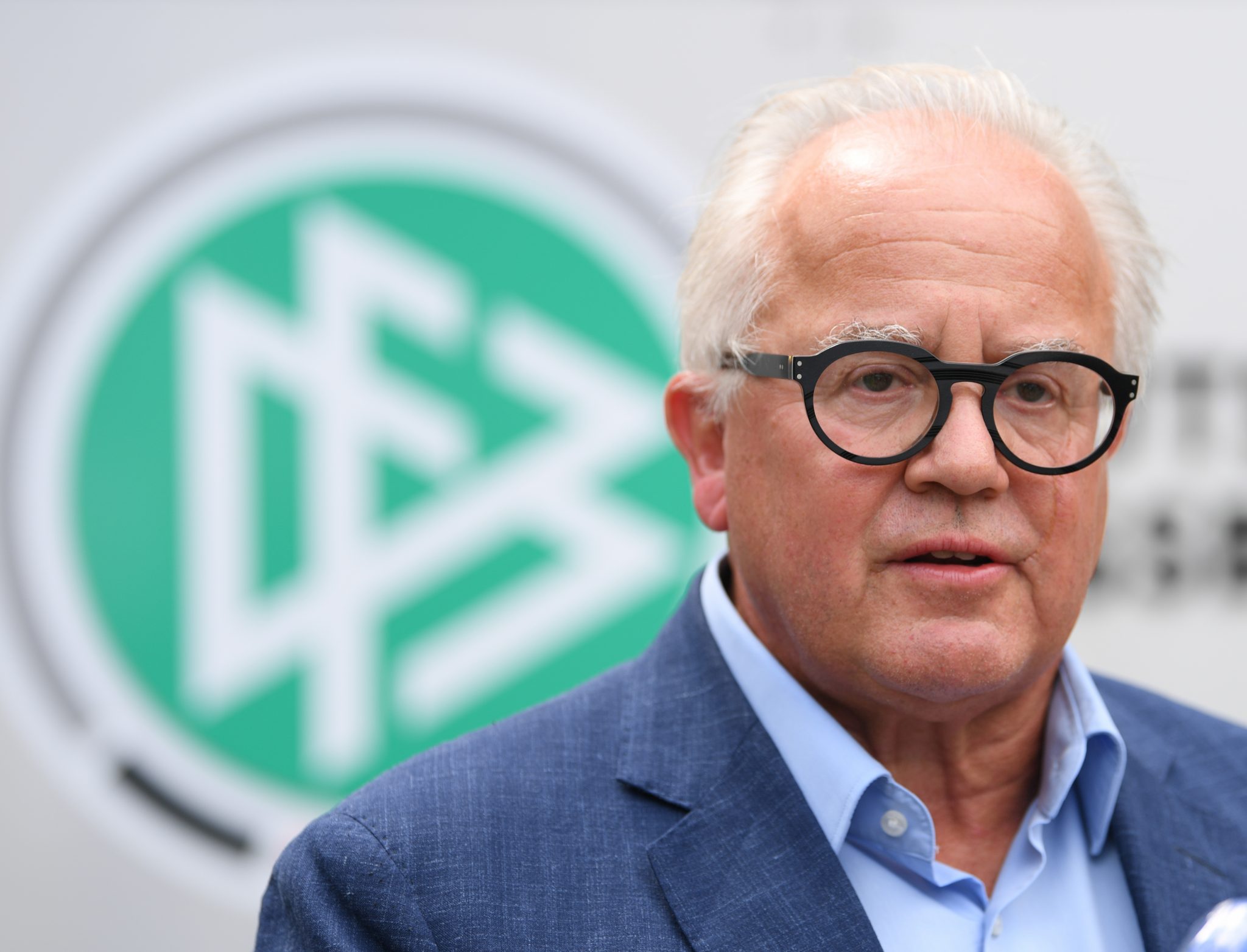 DFB-Präsident Fritz Keller warnt vor einer Politisierung des Sports Foto: picture alliance/Arne Dedert/dpa