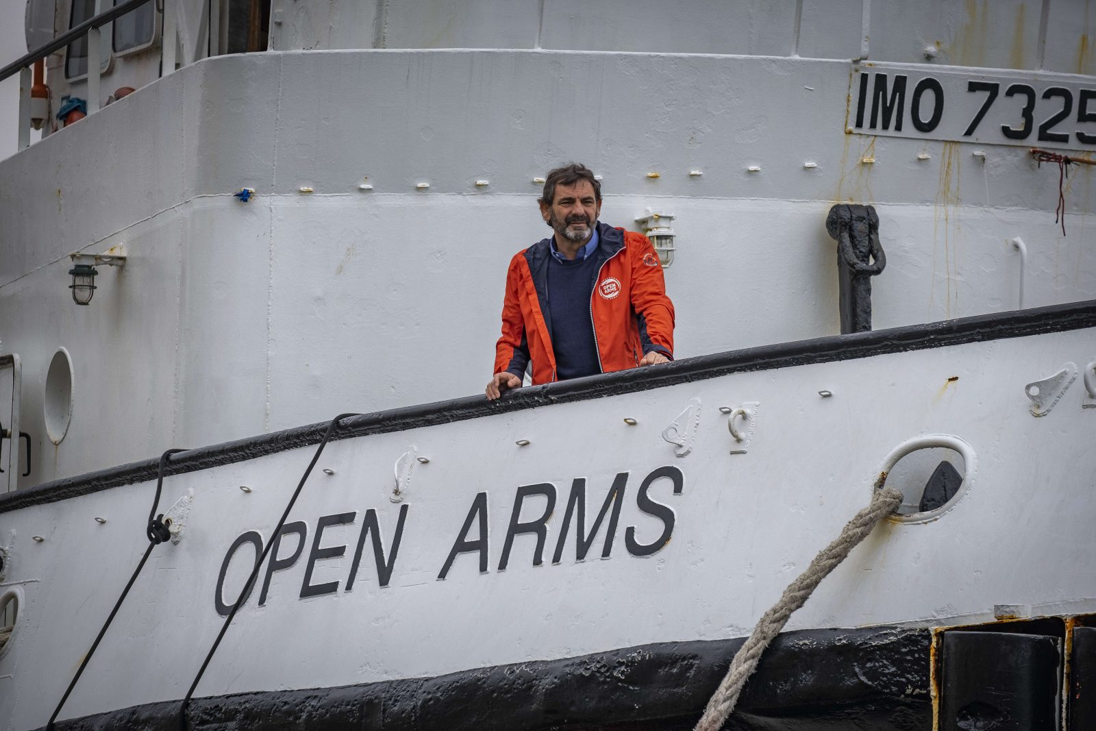 Òscar Camps auf der „Open Arms“