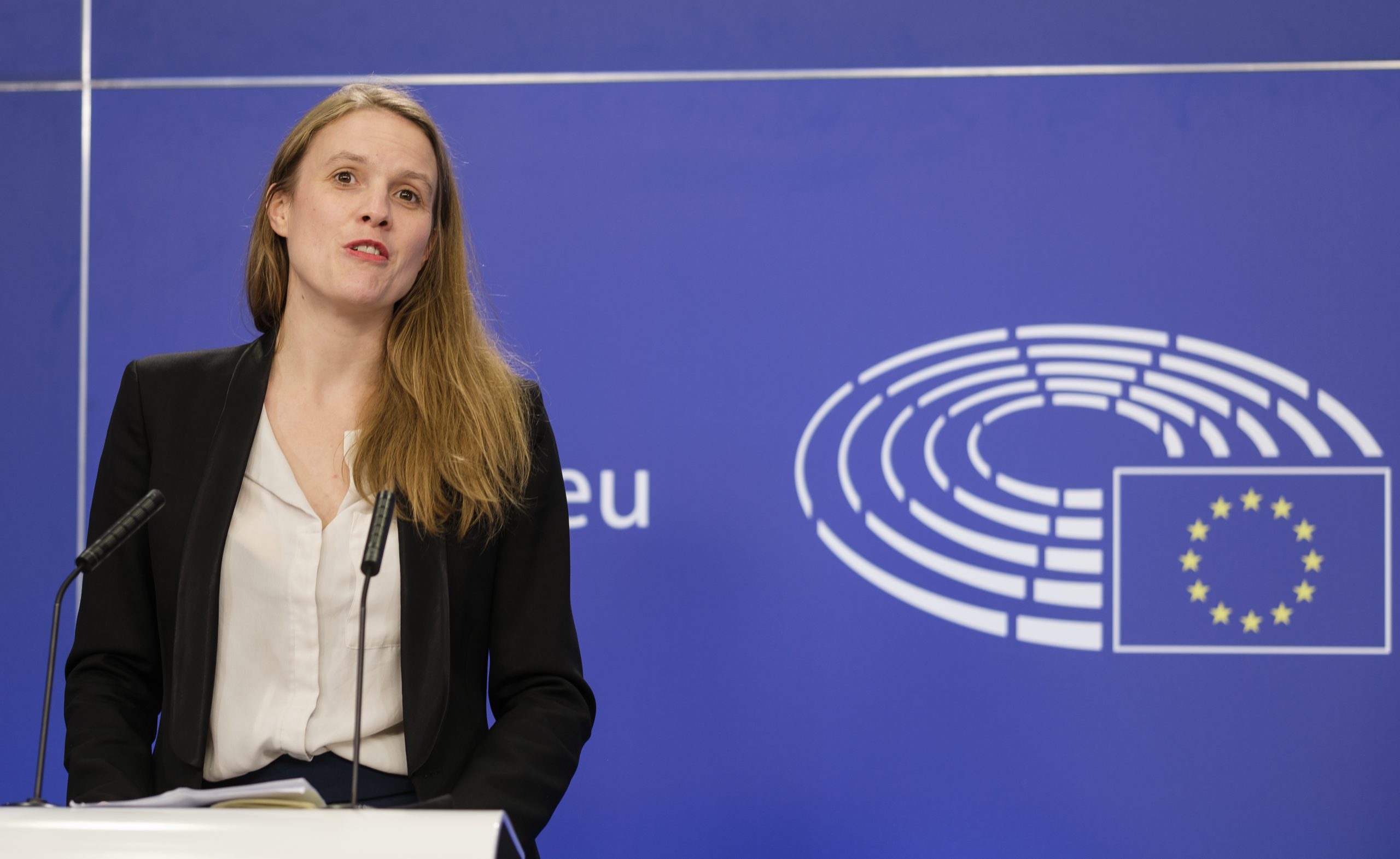 EU-Abgeordnete Terry Reintke (Grüne) in Brüssel: Kritk an polnischem Abtreibungsrecht