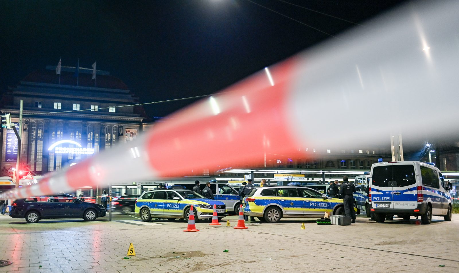 Polizeieinsatz in Leipzig (Archivbild)