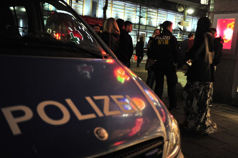 Polizeieinsatz in der Zeil in Frankfurt am Main