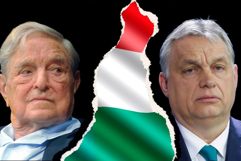 George Soros (l.) und Ungarns Ministerpräsident Viktor Orban Foto: Picture-Alliance / AP Photo / Markus Schreiber/Wikimedia Commons / Niccolò Caranti /JF-Montage