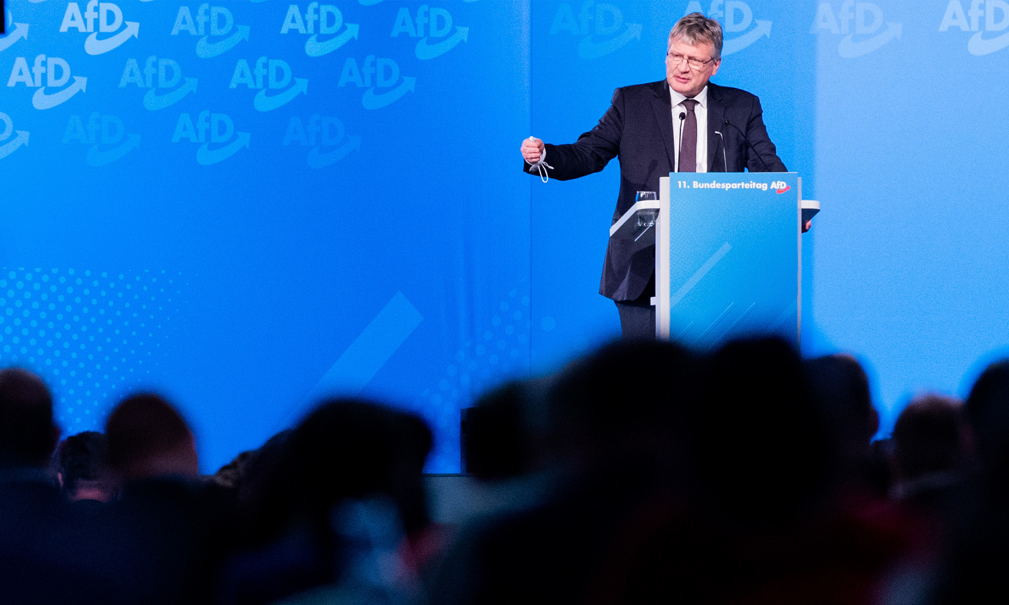 AfD-Chef Jörg Meuthen spricht auf dem Bundesparteitag in Kalkar