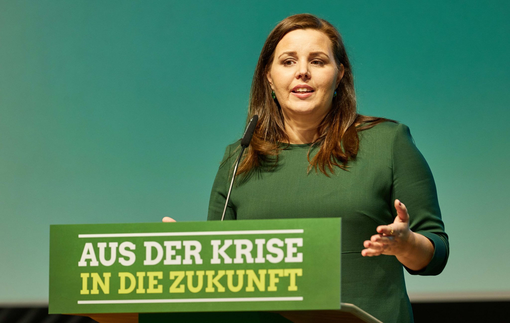 Hamburgs Justizsenatorin Anna Gallina (Grüne) gerät wegen der Ermittlungen gegen ihren Ex-Partner in die Kritik Foto: picture alliance/dpa | Georg Wendt