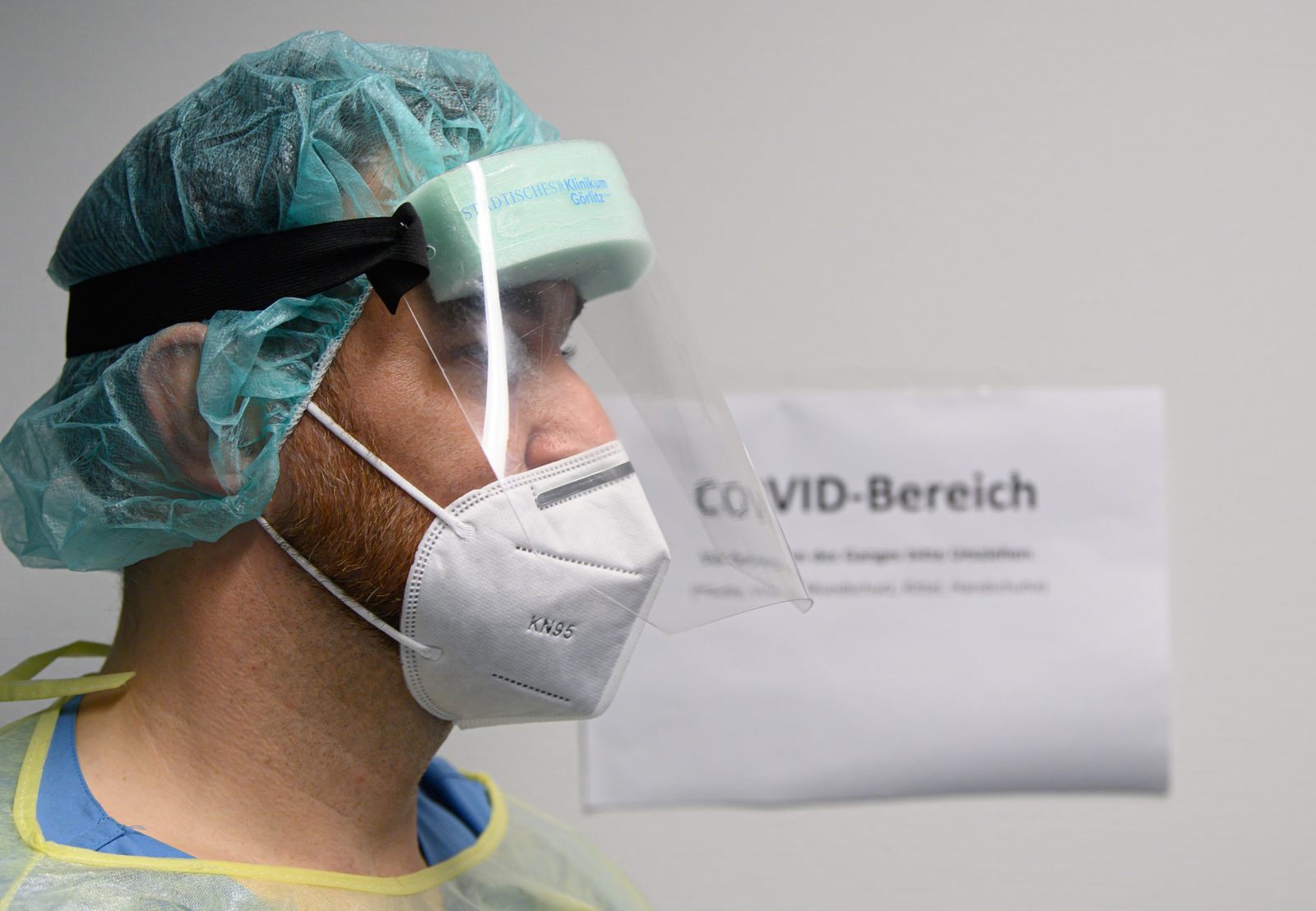 Corona-Station in einem Krankenhaus: Keine Übersterblichkeit bei 60-79jährigen