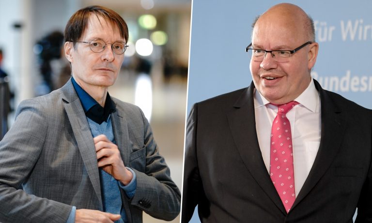 Karl Lauterbach (SPD) und Peter Altmaier (CDU):Sitzen am häufigsten in Talkshows