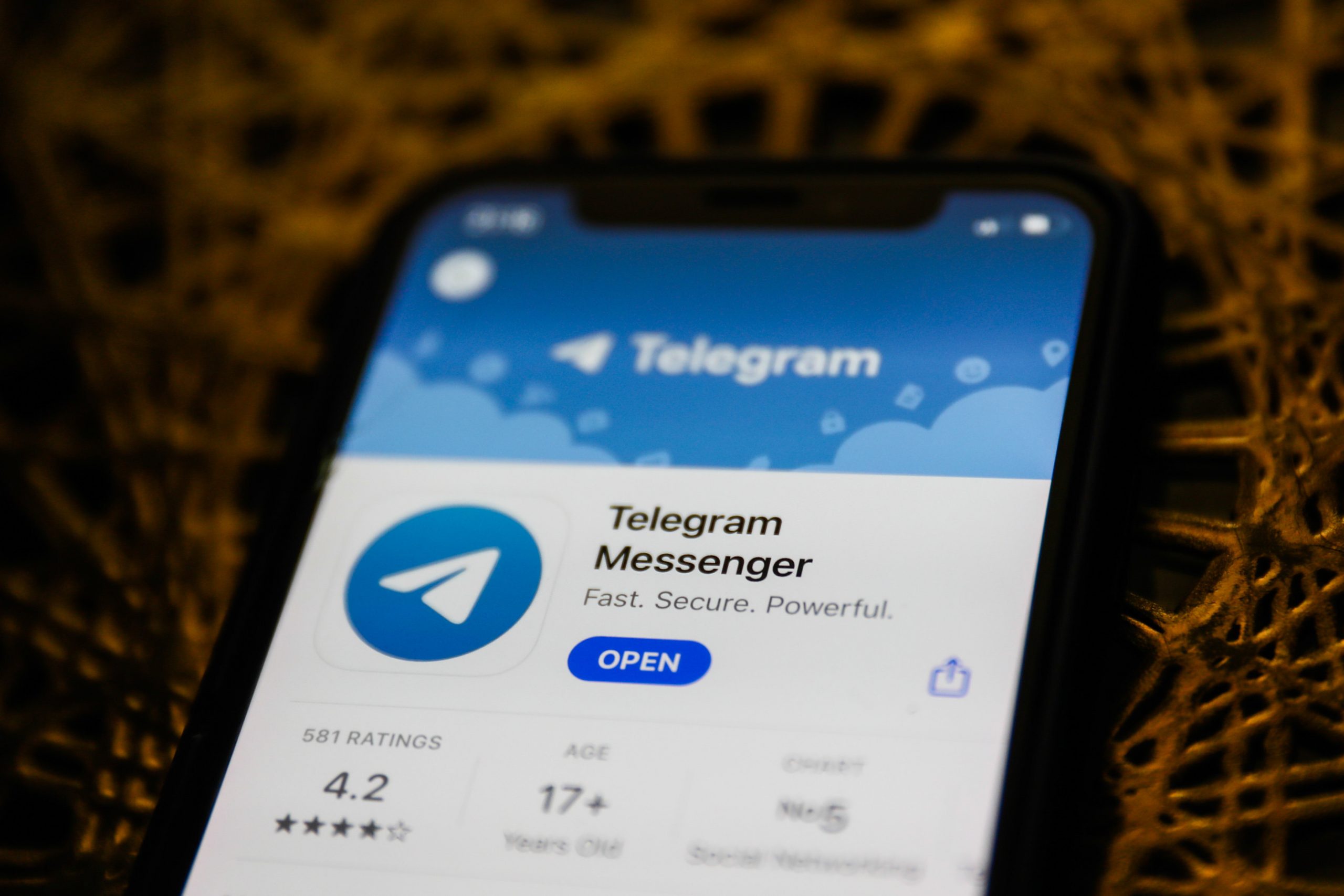 Telegram im Apple-„App Store“