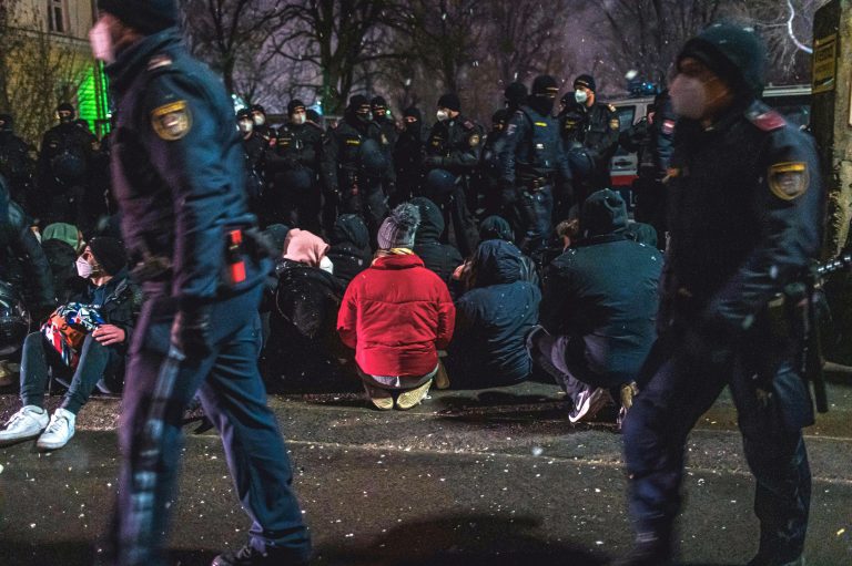 Protest gegen Abschiebung in Wien