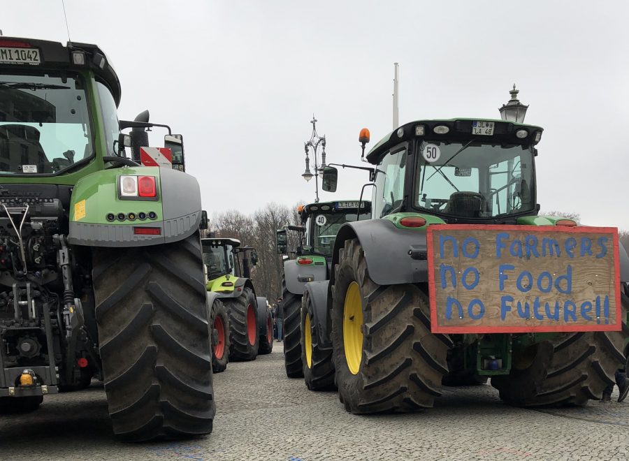 „No Farmers, no Food, no Future!“: Bauernprotest 2019 