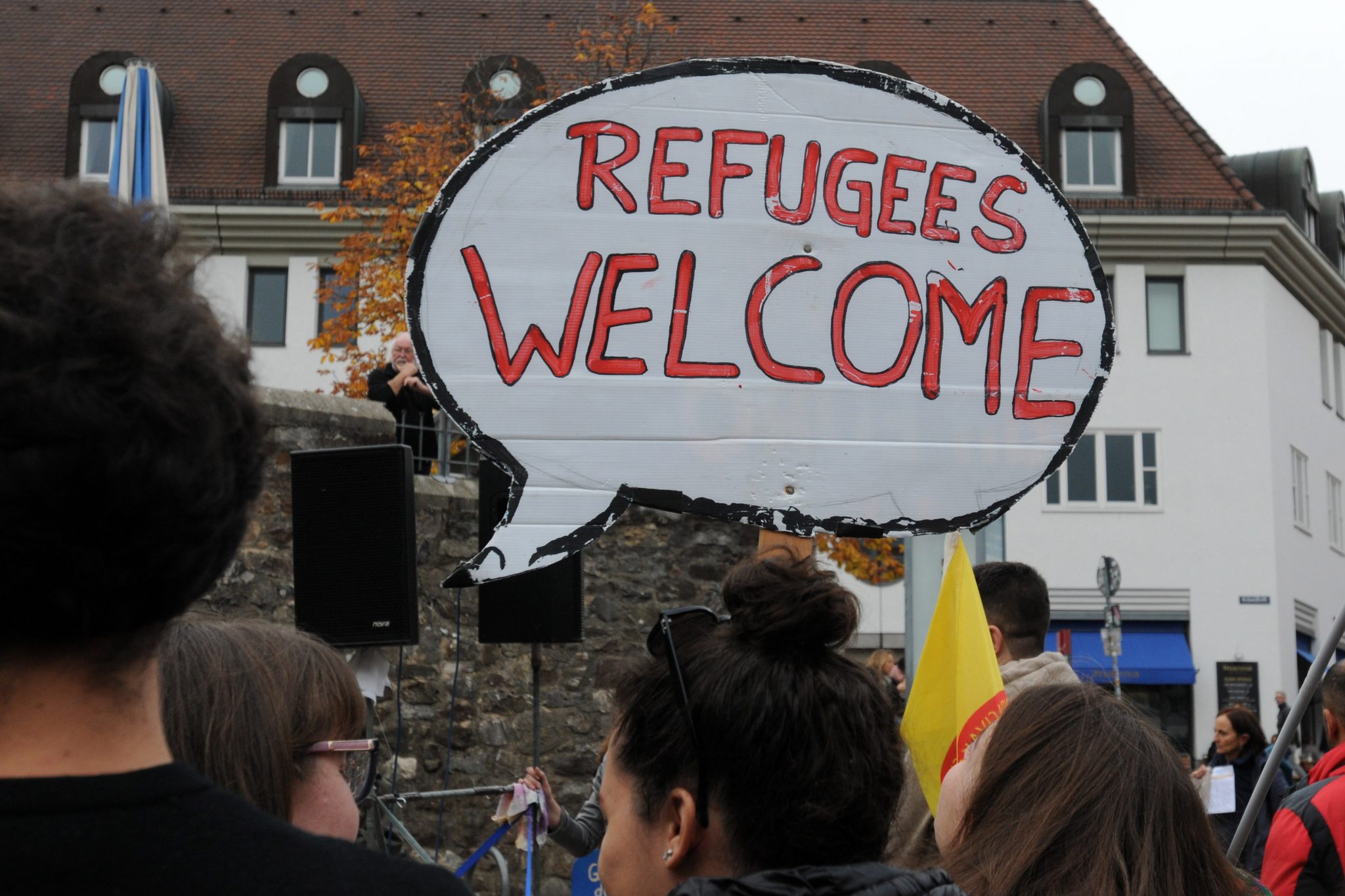 Demonstration für die Aufnahme von Flüchtlingen: Die SPD will das Aufenthaltsgesetz ändern (Symbolbild) Foto: picture alliance / ROPI | Antonio Pisacreta