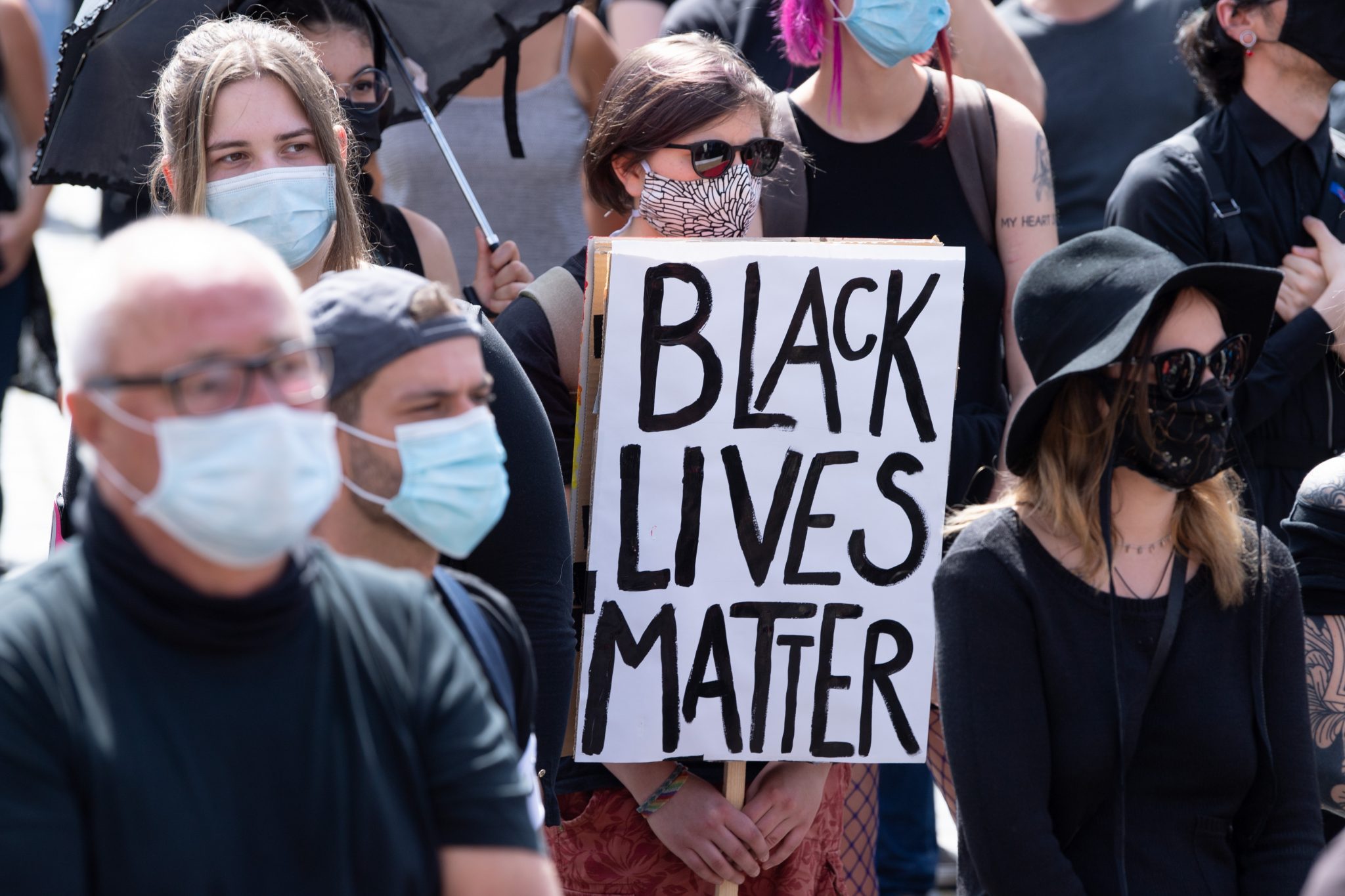 Black Lives Matter-Demonstration gegen Rassismus