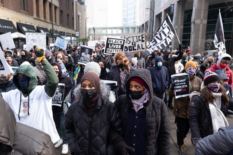 „Black Live Matters“-Demonstration in Minneapolis