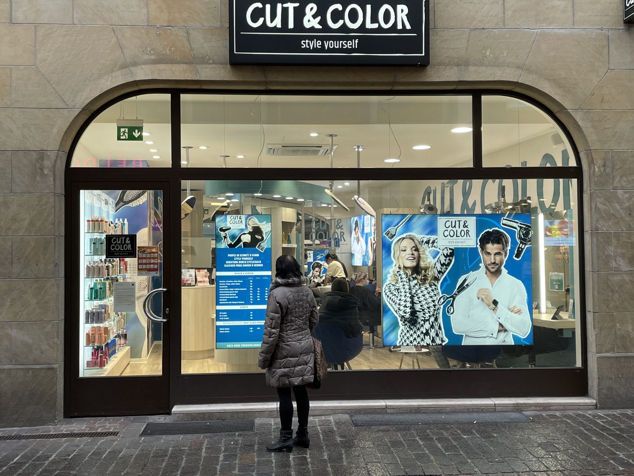 Ein Friseur in Basel