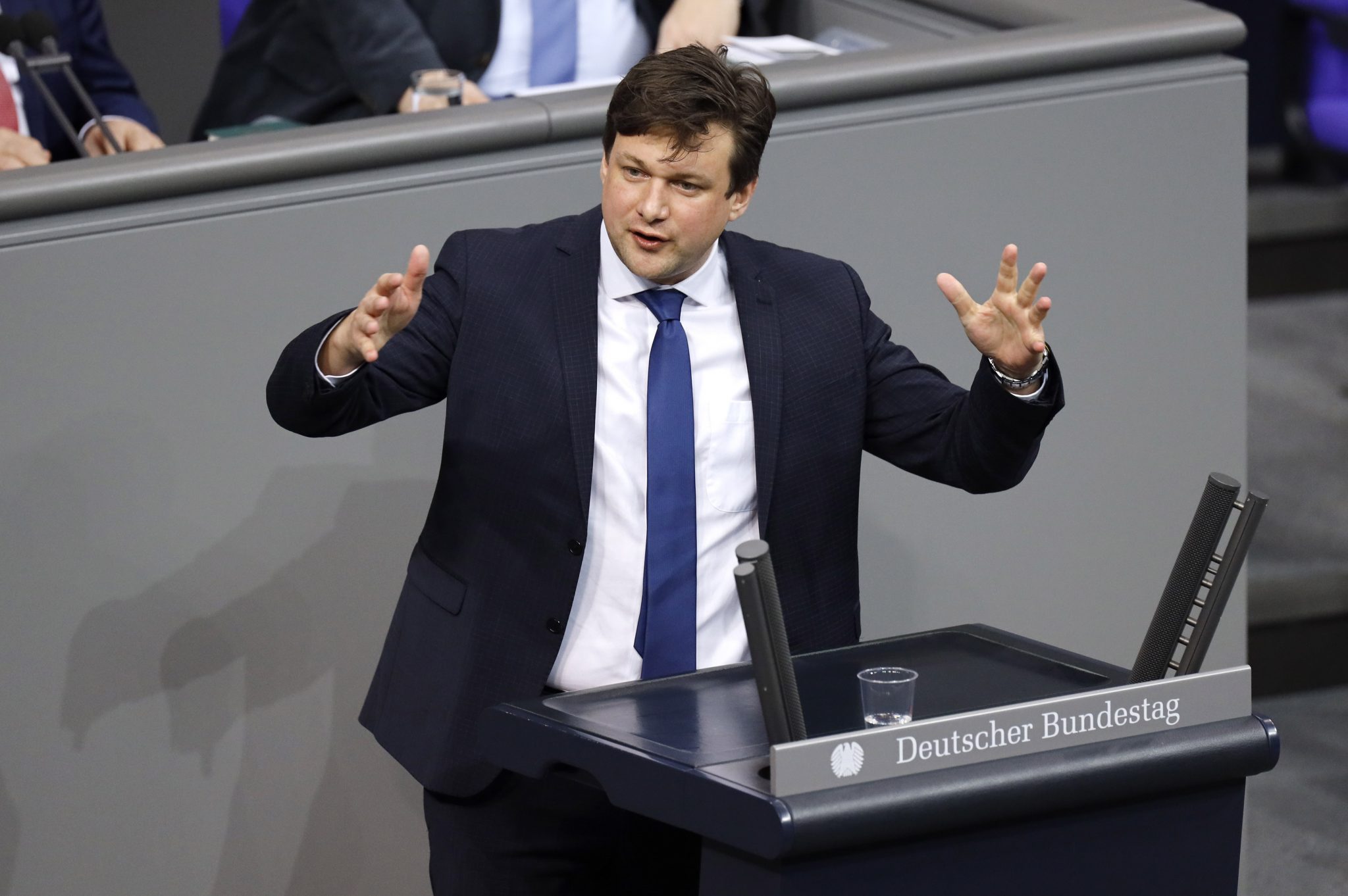 Der CSU-Bundestagsabgeordnete Tobias Zech legt seine Ämter nieder Foto: picture alliance / Geisler-Fotopress | Christoph Hardt/Geisler-Fotopres