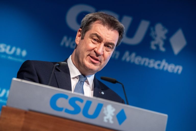 CSU-Chef Markus Söder will aus den Korruptionsfällen Konsequenzen für die Partei ziehen Foto: picture alliance/dpa | Matthias Balk