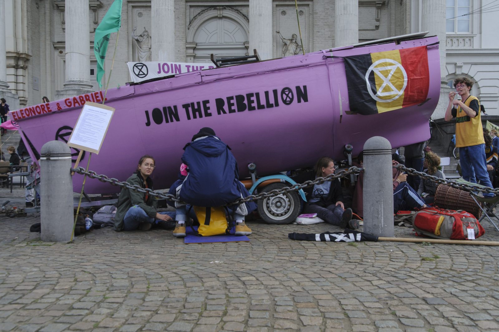 Join the Rebellion Demonstration Belgien