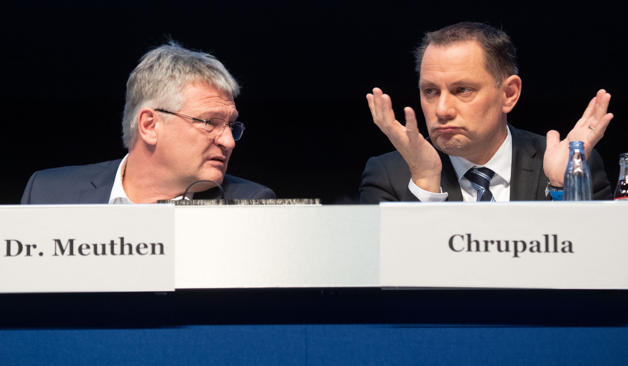 AfD-Parteichefs Jörg Meuthen (l.) und Tino Chrupalla