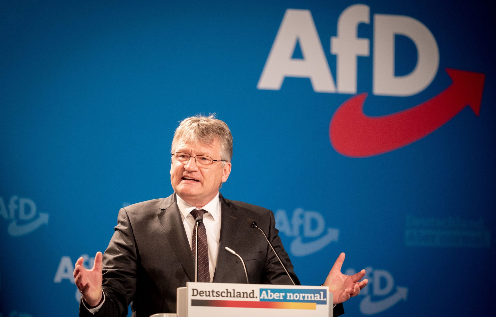 AfD-Chef Jörg Meuthen auf dem Bundesparteitag in Dresden