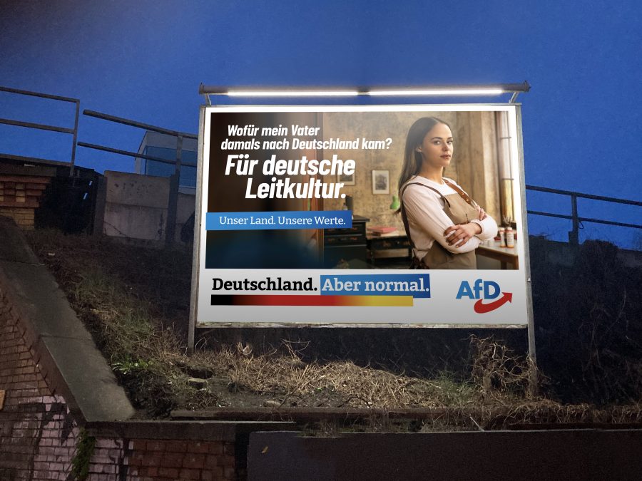 Plakat-Motiv der AfD für die Bundestagswahl