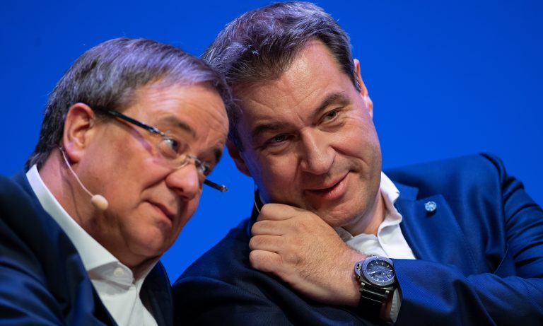 CDU-Chef Armin Laschet und der CSU-Vorsitzende Markus Söder