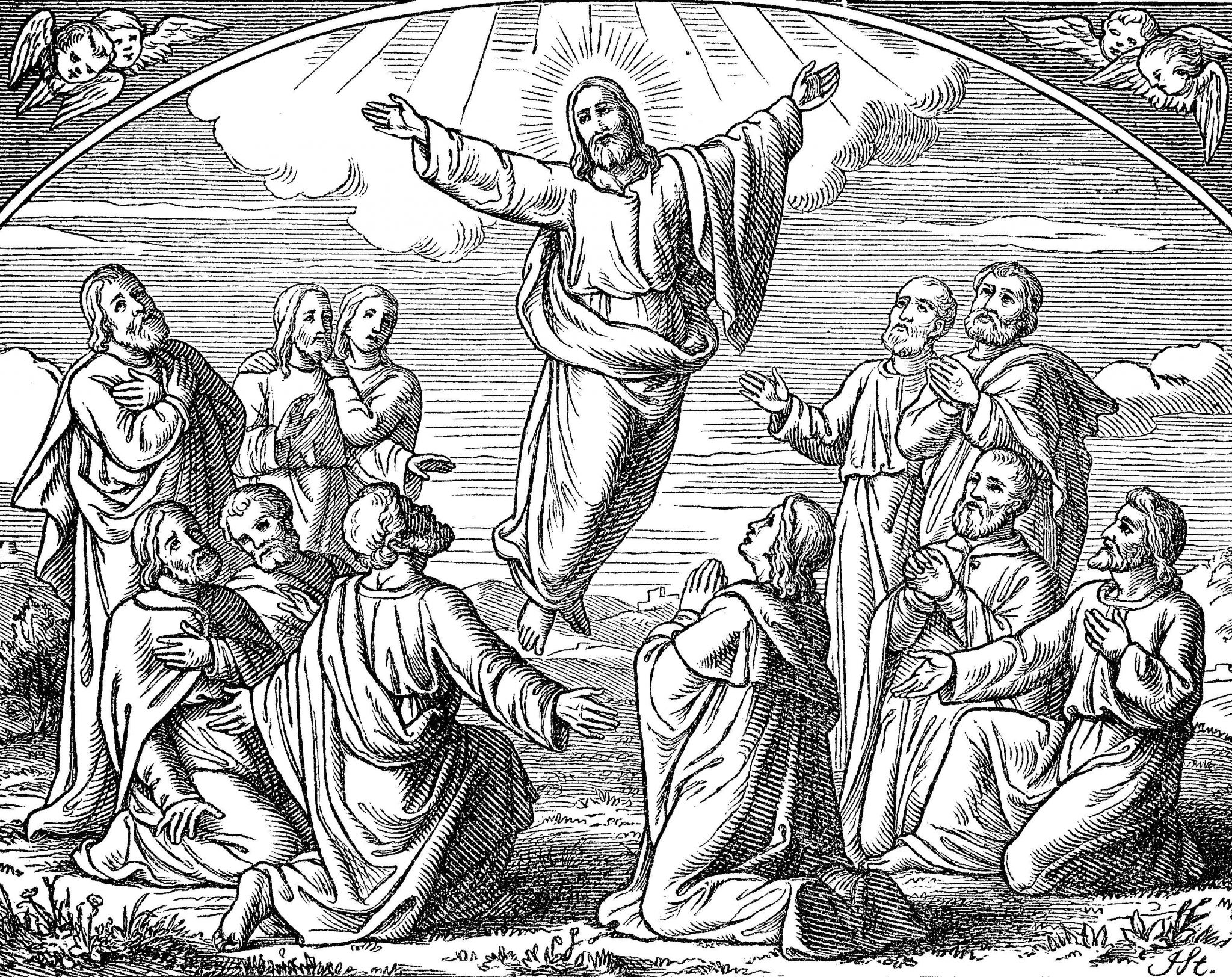Christi Himmelfahrt: Jesus fährt in den Himmel auf Foto: picture alliance / Bildagentur-online/Celeste | Bildagentur-online/Celeste