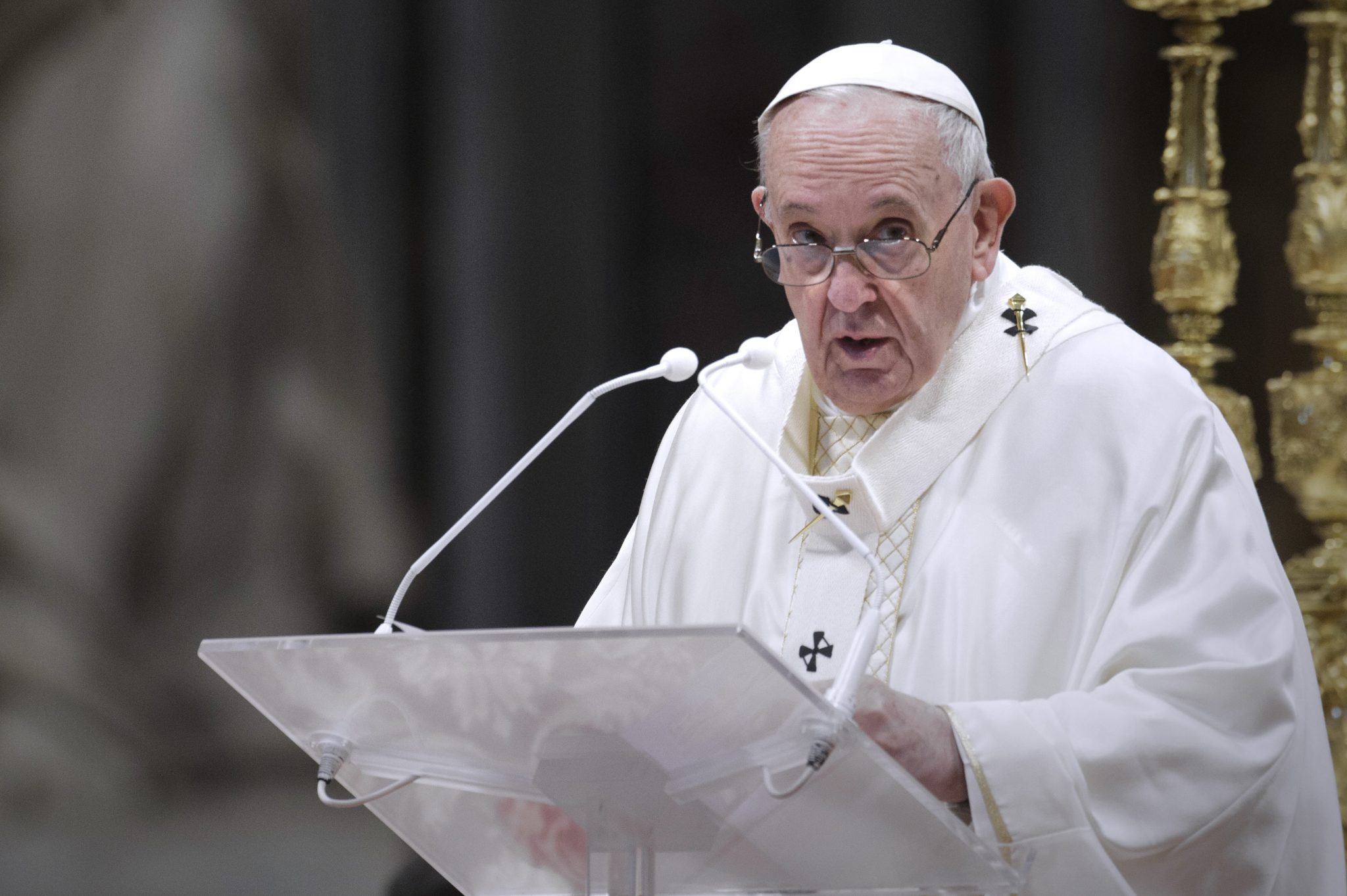 Papst Franziskus wirbt für Offenheit gegenüber Flüchtlingen Foto: picture alliance / Giagnori/Pool/Spaziani | Giagnori/Pool/Spaziani