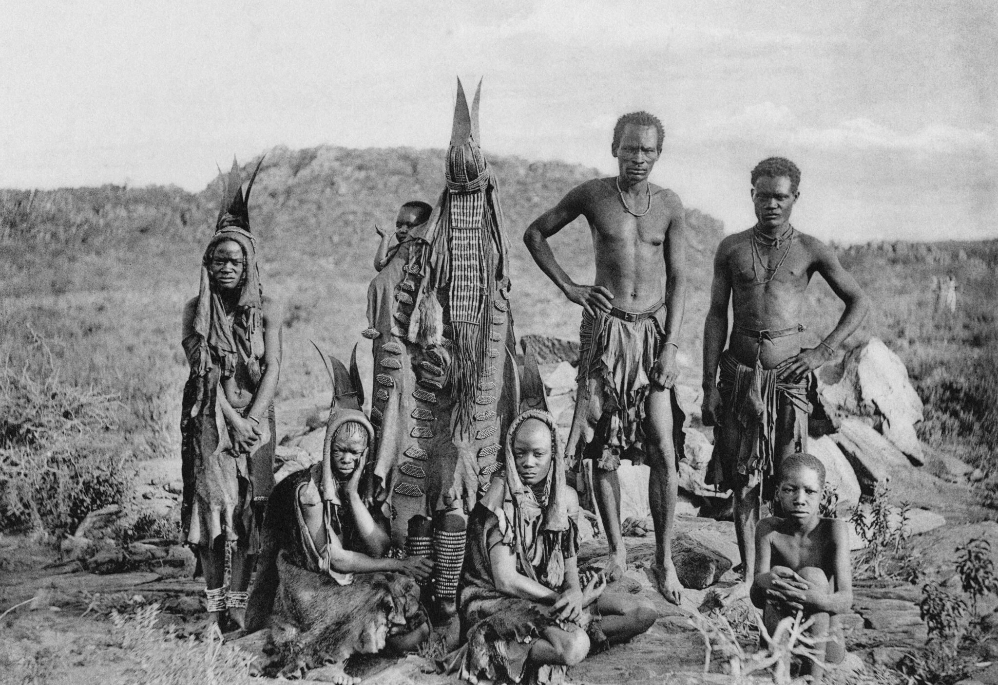 Hereros zur Zeit der Aufstände um 1907 in der damaligen deutschen Kolonie im heutigen Namibia Foto: picture alliance / akg-images | akg-images