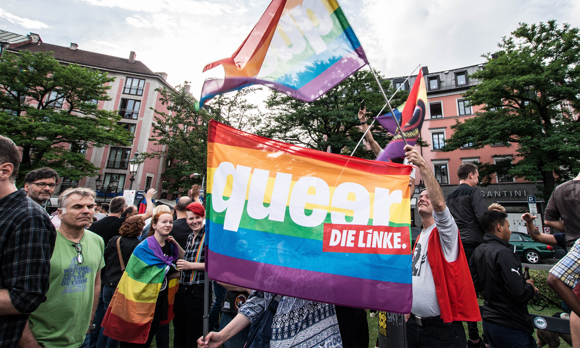 Demonstration in München: Linke Parteien und Organisationen sind für wehrhafte Homosexuelle keine Alternative