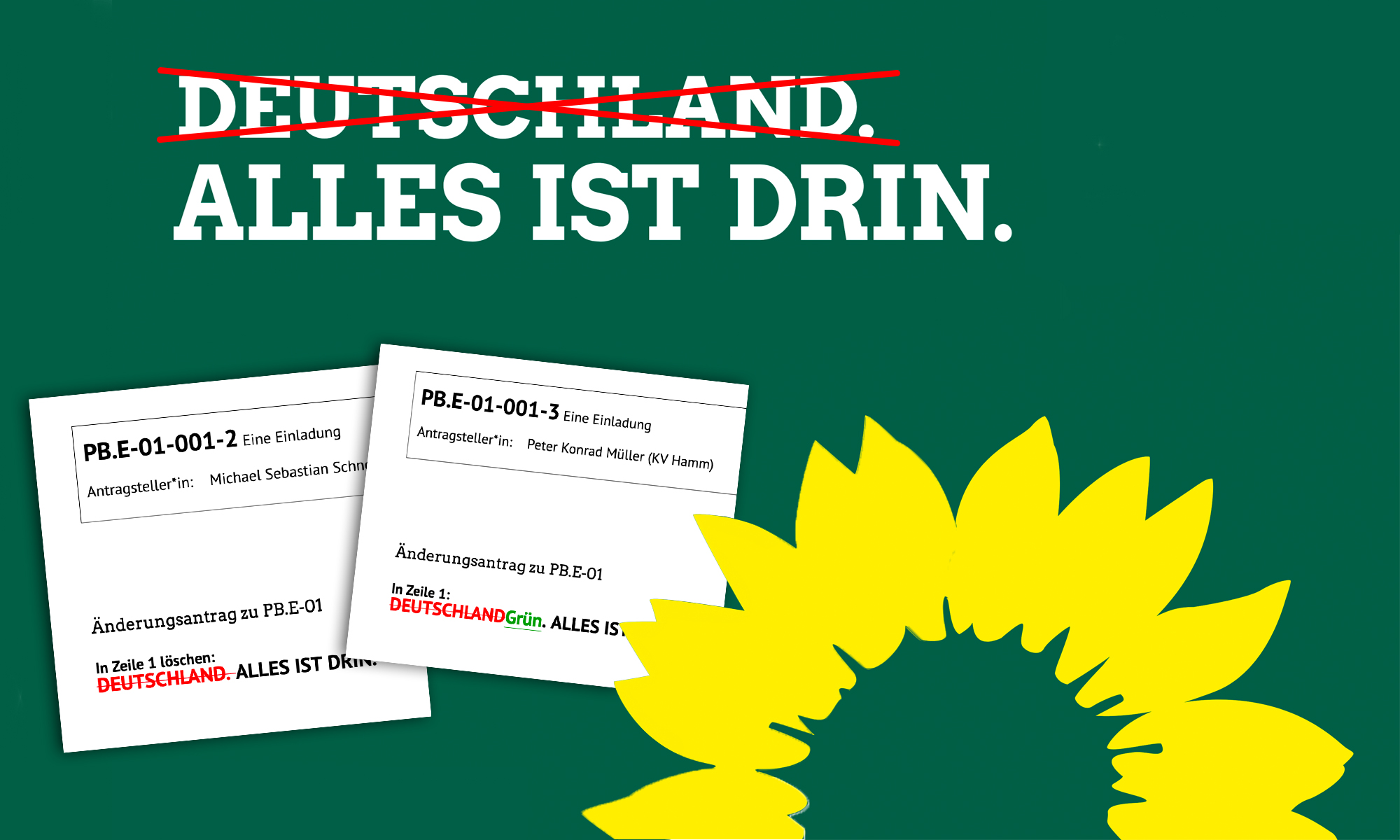 Grünen-Wahlprogramm: Deutschland soll weg
