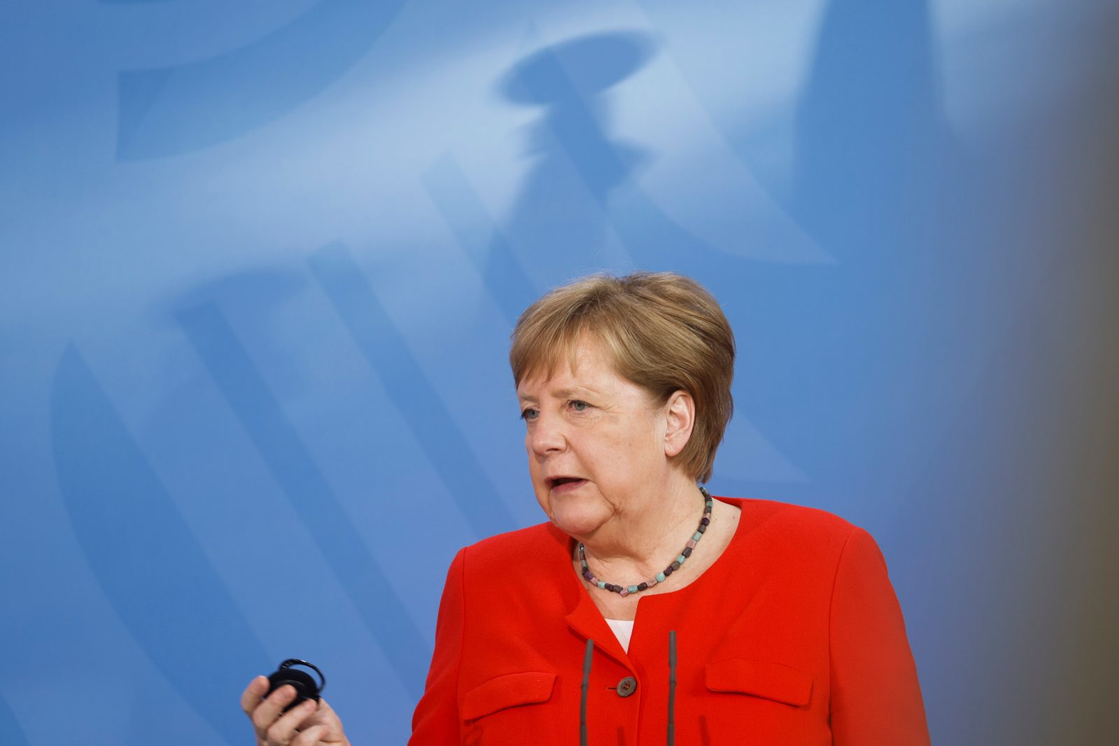 Bundeskanzlerin Angela Merkel (CDU) mahnt zur Erinnerung an die Opfer von Vertreibung Foto: picture alliance/dpa/Reuters-Pool | Axel Schmidt