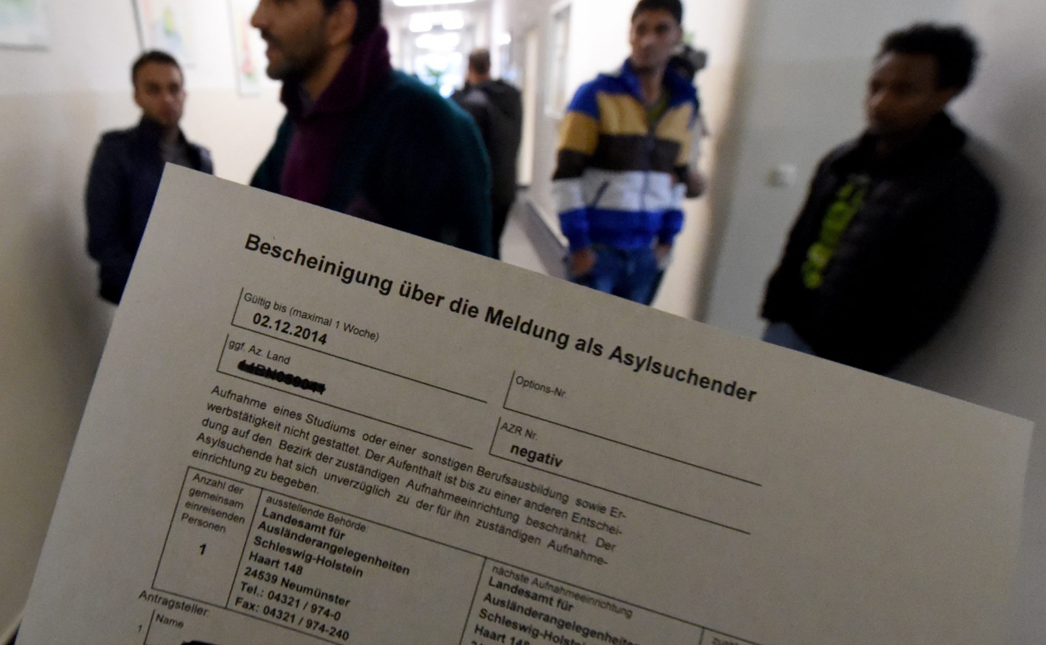 Erstaufnahmeeinrichtung in Schleswig-Holstein: Mehrheit der Deutschen gegen weitere Flüchtlingsaufnahme