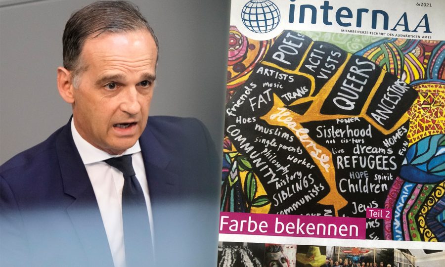 Außenminister Heiko Maas (SPD), Cover der aktuellen Ausgabe des Mitarbeitermagazins des Auswärtigen Amtes