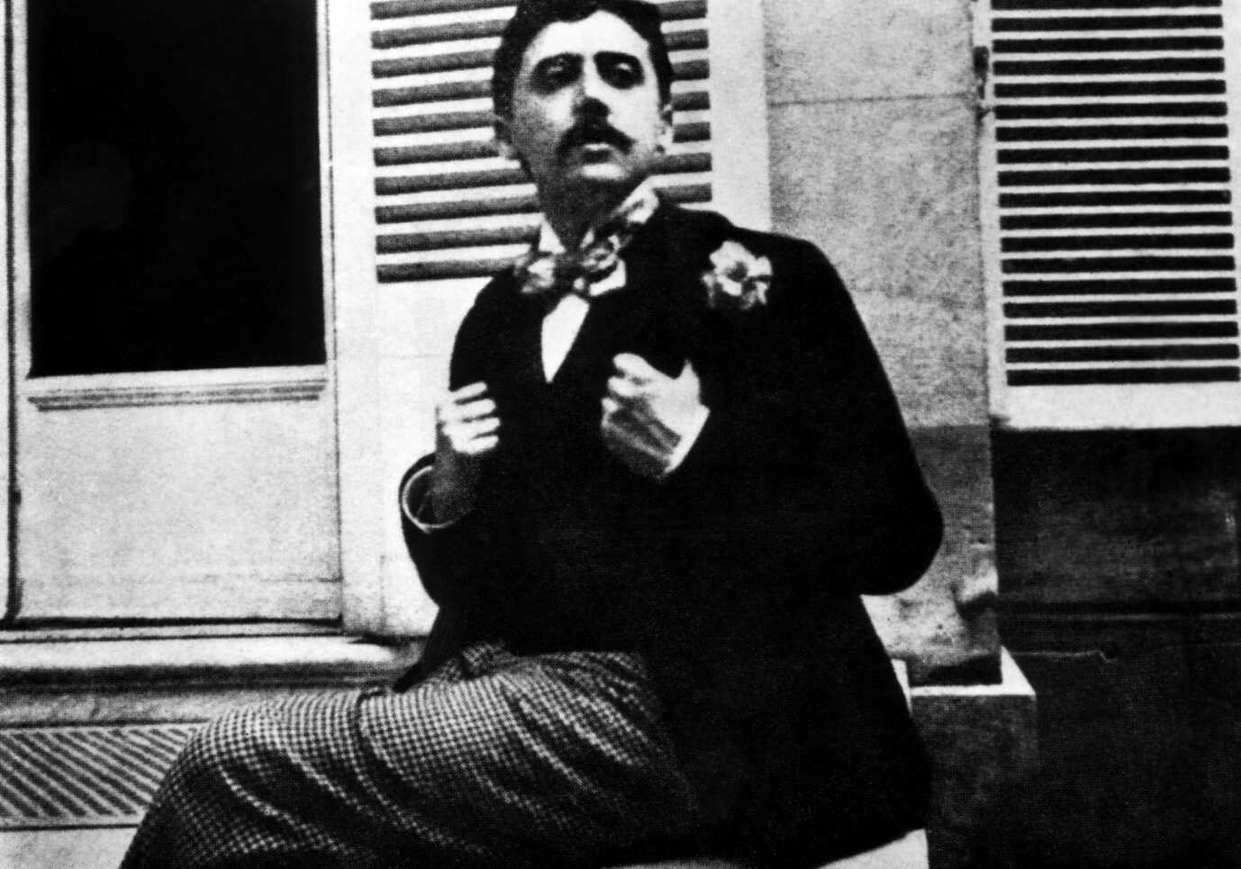 Der französische Schriftsteller Marcel Proust (1871-1922) etwa 1900