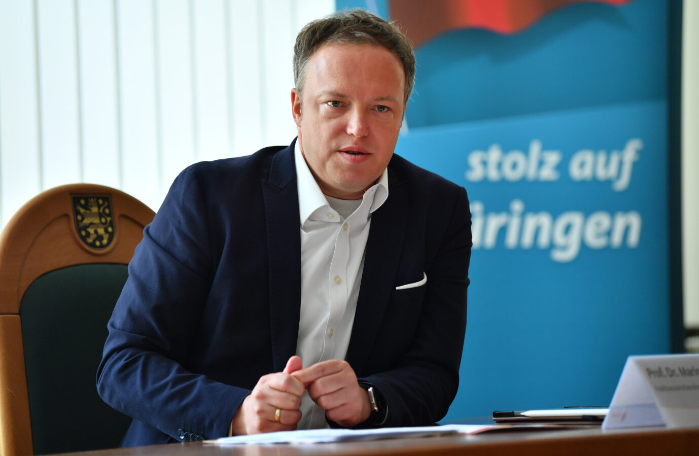 Thüringens CDU-Fraktionschef Mario Voigt Foto: Will beim Mißtrauensvotum nicht abstimmen
