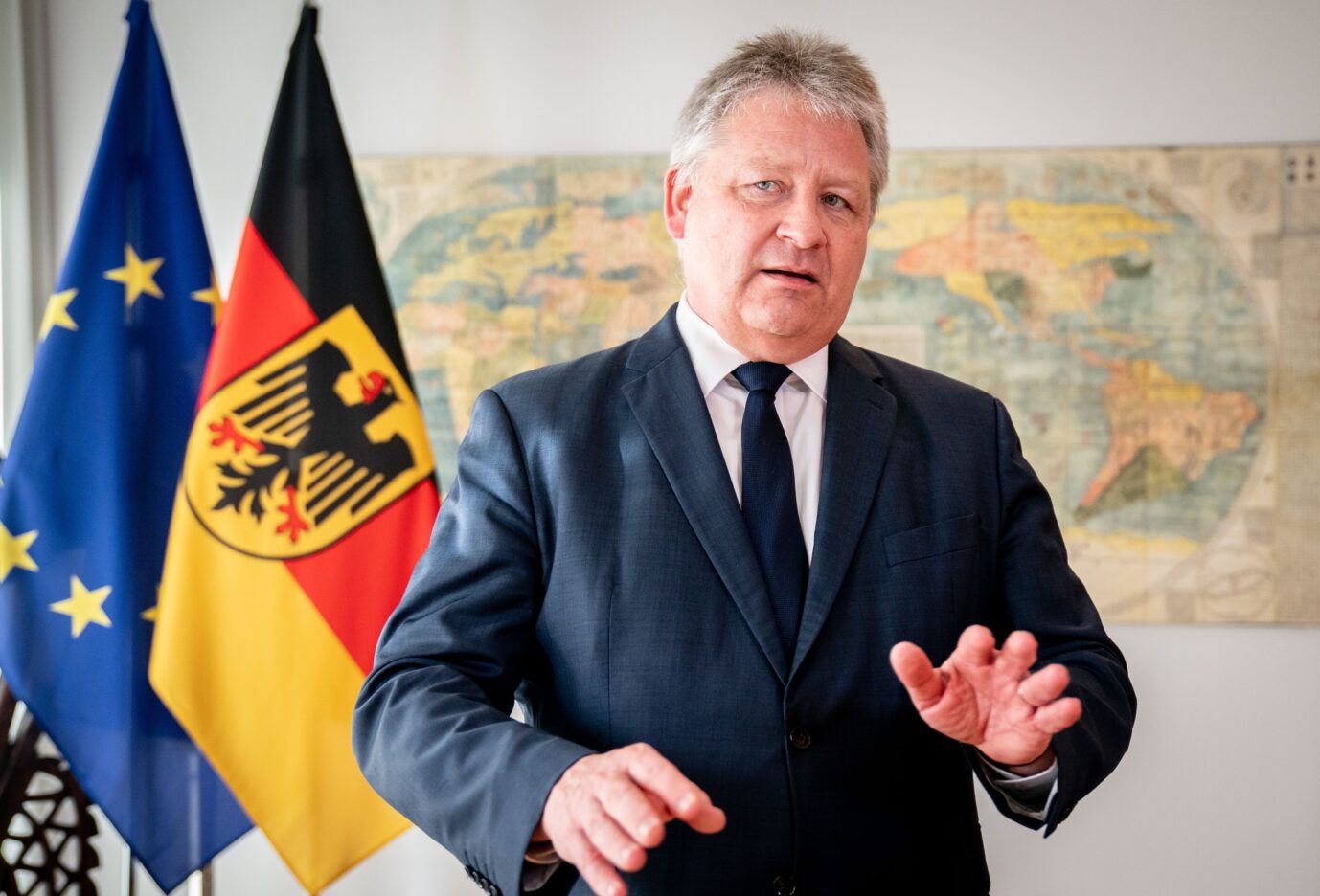 Bundesnachrichtendienst-Chef Bruno Kahl: „Die Gefährdung ist weltweit nicht zurückgegangen“