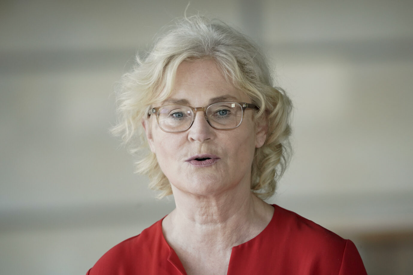 Bundesjustizministerin Christine Lambrecht (SPD) lehnt eine Corona-Impfpflicht ab Foto: picture alliance / Flashpic | Jens Krick