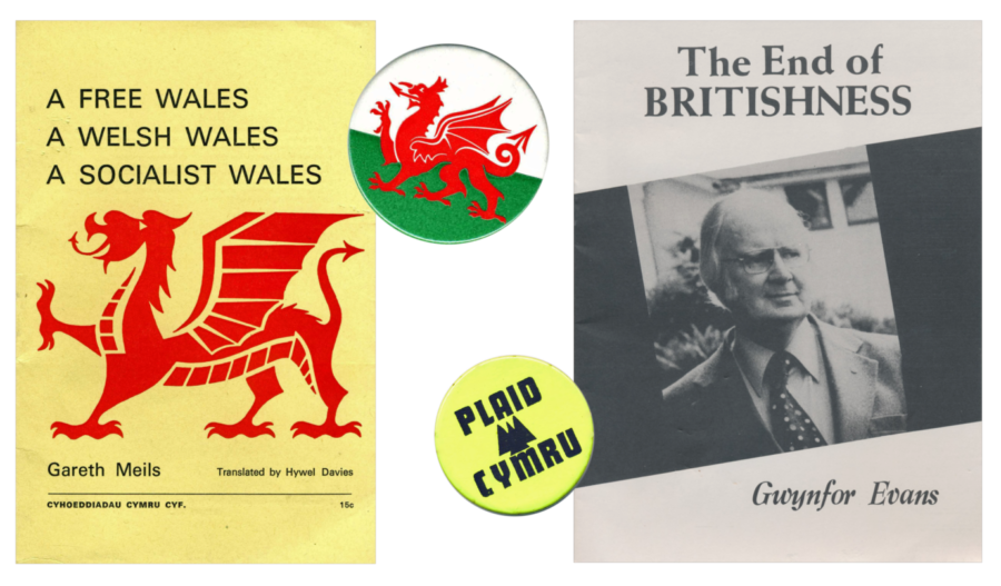 Propagandamaterial von Plaid Cymru aus den 1970er Jahren Foto: Archiv des Verfassers 