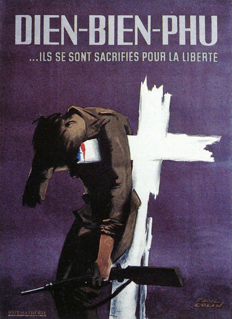 Tragisch: Plakat zur Erinnerung an die Kapitulation der französischen Kolonialtruppen in Vietnam nach der Schlacht bei Dien Bien Phu, 1954 Foto: Archiv des Autors 