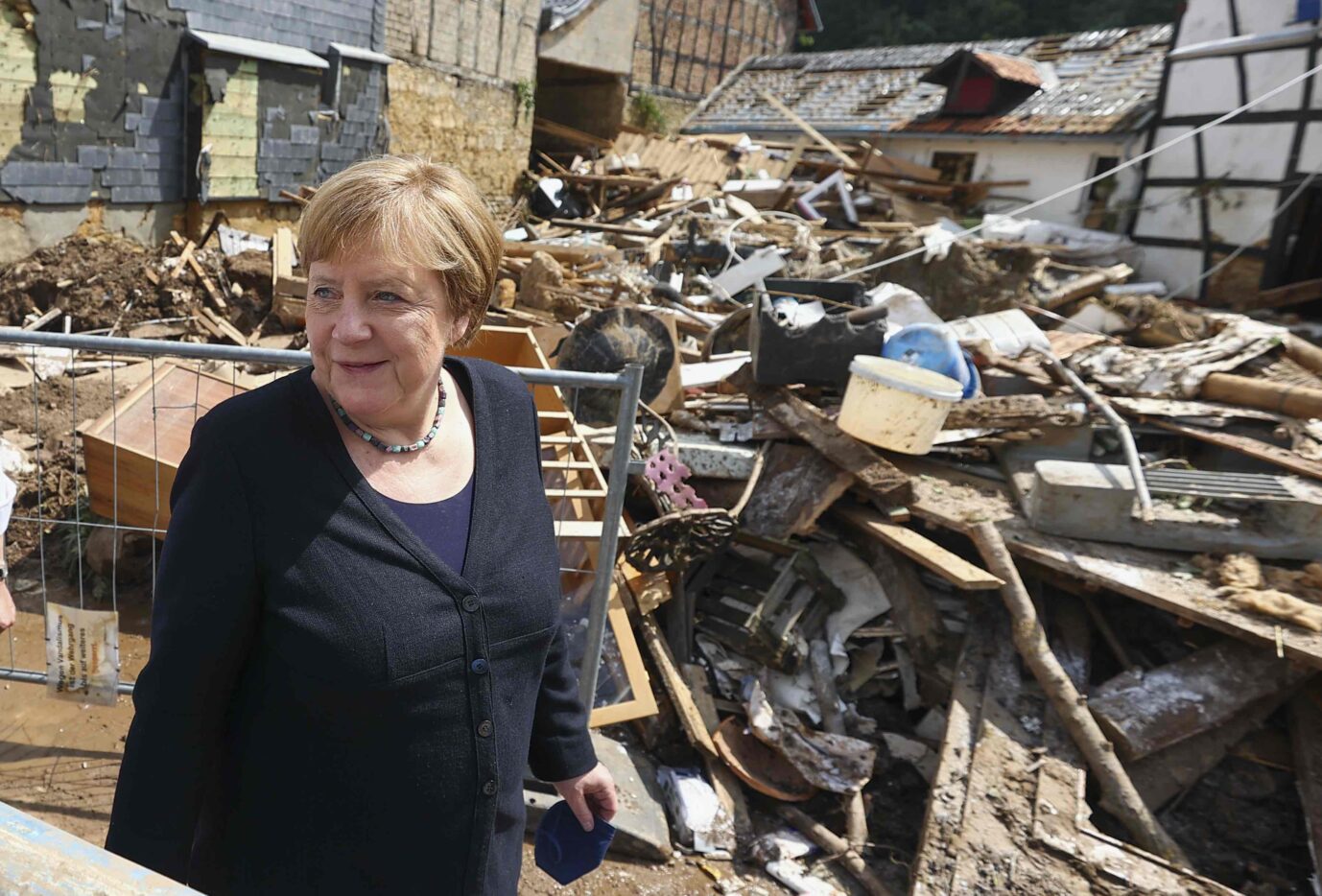 Bundeskanzlerin Angela Merkel in Bad Münstereifel