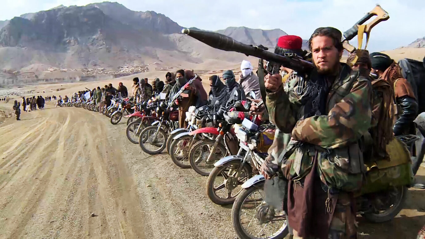 aliban-Kämpfer auf Mopeds Afghanistan