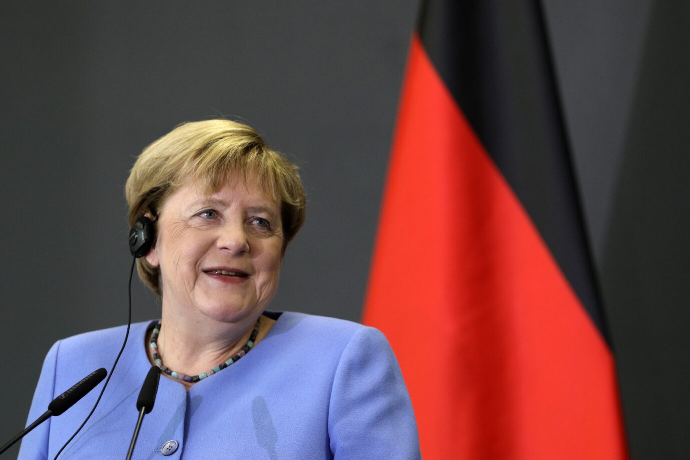 Bundeskanzlerin Angela Merkel (CDU) wird international geschätzt Foto: picture alliance / ASSOCIATED PRESS | Franc Zhurda