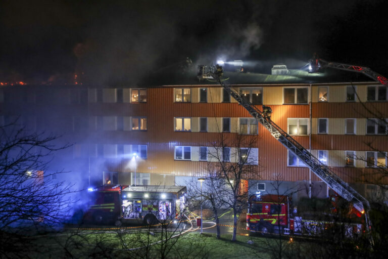Brand in Göteborg: Im Keller eines Wohnhauses in der schwedischen Stadt explodierte eine Bombe