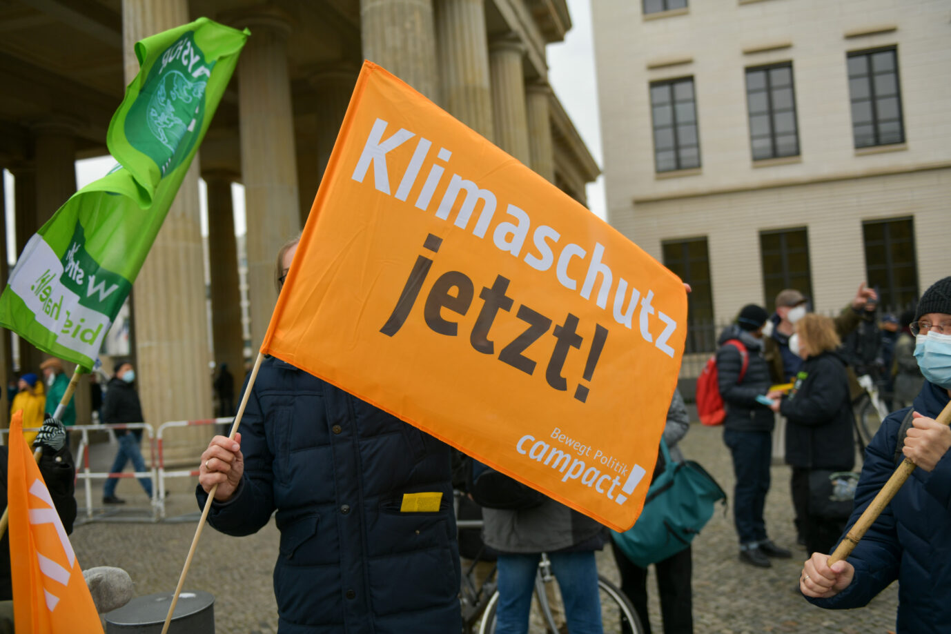 Demonstration für mehr Klimaschutz in Berlin