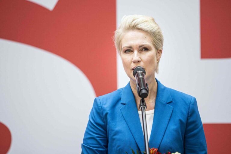 Ärger um die AfD in Neubrandenburg: Manuela Schwesig (SPD) Ministerpräsidentin von Mecklenburg-Vorpommern.
